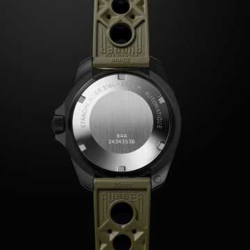 Foto Fondello Orologio HGP Diver 200M Automatic Commando Verde Gomma