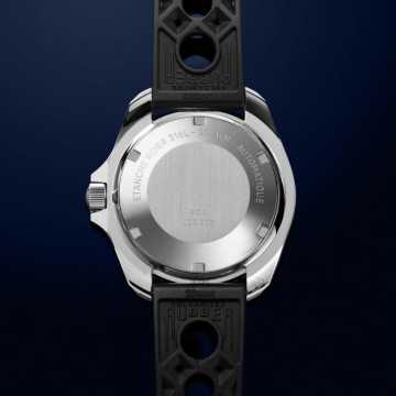 Foto Fondello Orologio HGP Subacqueo Automatico Diver 200 M Arancione Rubber