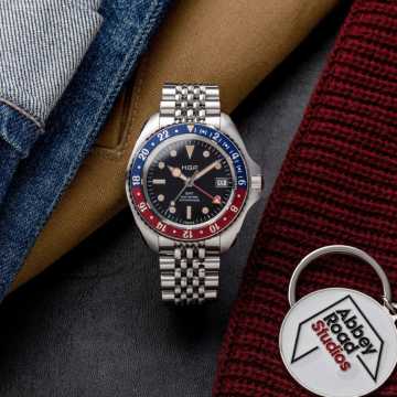 Foto Quadrante Orologio HGP Diver GMT 200M Automatico Vintage Pepsi