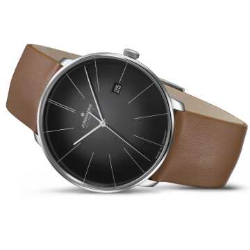 Foto Profilo Orologio Junghans Meister fein Automatic Cinturino in Pelle