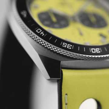 Foto Cassa Orologio 1972 Chronoscope Quarz Edition FIS Lemon