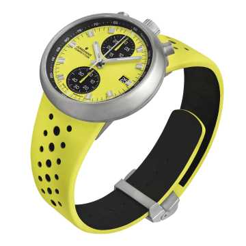 Foto Profilo Orologio Junghans 1972 Competition FIS Edition Lemon Watch