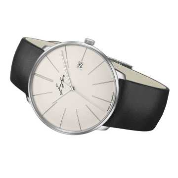 Foto Profilo Orologio Junghans Meister fein Automatic Signatur