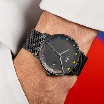Foto Quadrante Orologio Junghans Forma A Bauhaus Edition