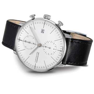 Foto Profilo Orologio Junghans Max Bill Chronoscope 027/4600.02