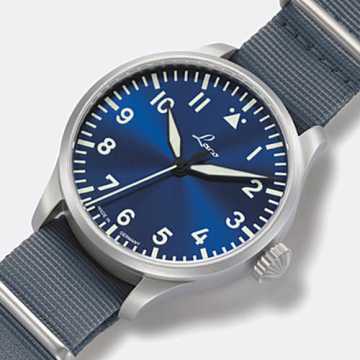 Foto Quadrante Orologio Basic Aachen Blau Stunde