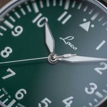 Foto Quadrante Orologio Laco Augsburg Grün 862189