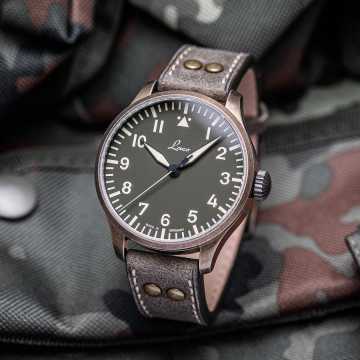 LACO - OROLOGIO PILOTA BASIC AUGSBURG OLIV 42 862127