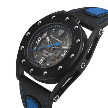 Foto Quadrante Orologio Sypderleggero Lamborghini Nero Blu