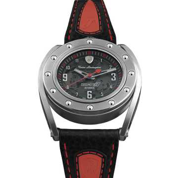 Foto Profilo Orologio Lamborghini Cuscinetto Nero Rosso