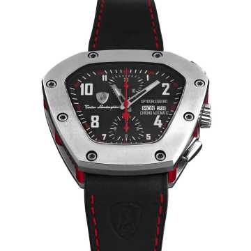 Foto Profilo Orologio Sypderleggero Lamborghini Nero Rosso