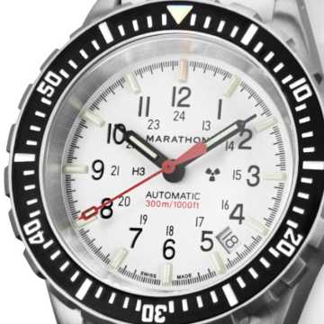 Foto Quadrante Orologio Marathon Arctic Edition Large Diver's Automatic