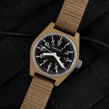 Foto Profilo Orologio Marathon Desert Tan General Purpose WW194003DT-0103