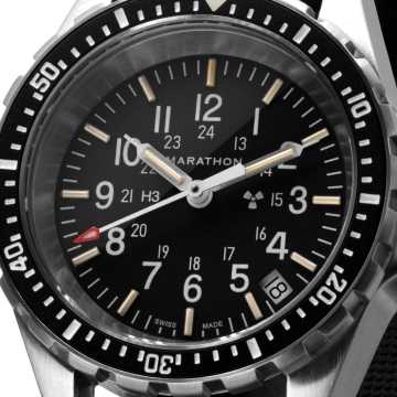 Foto Quadrante Orologio Marathon Search & Rescue Diver's Quartz Medium