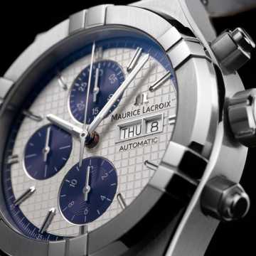 Foto Quadrante Orologio Maurice Lacroix Aikon Automatic Chronograph 44mm