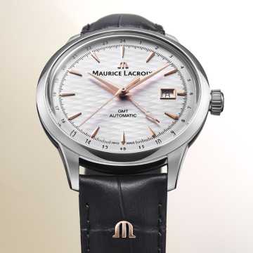 Foto Cassa Orologio Maurice Lacroix 1975 Automatic Vagues Du Jura GMT