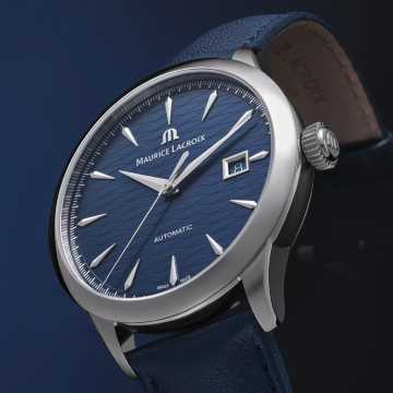 Foto Cassa Foto Quadrante Orologio Maurice Lacroix 1975 Automatic 40 mm
