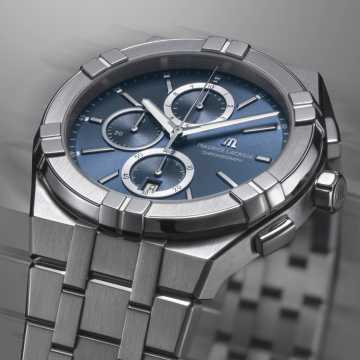 Foto Quadrante Orologio Maurice Lacroix Aikon Quartz Chronograph AI1118-SS002-430-1