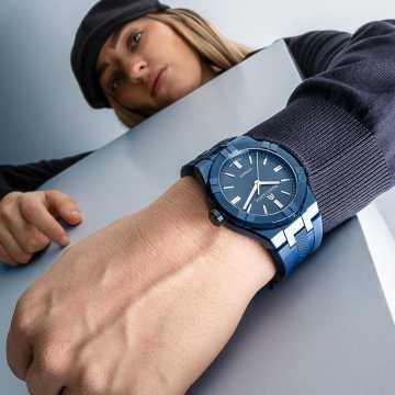 Foto Polso Orologio Aikon Automatic 39mm Blue PVD AI6007-PVC00-430-4