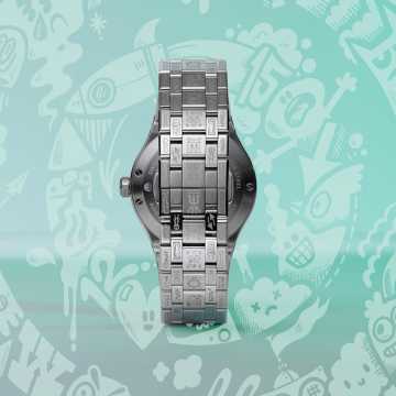 Foto Retro Orologio Maurice Lacroix Aikon Automatic Wotto Limited Edition