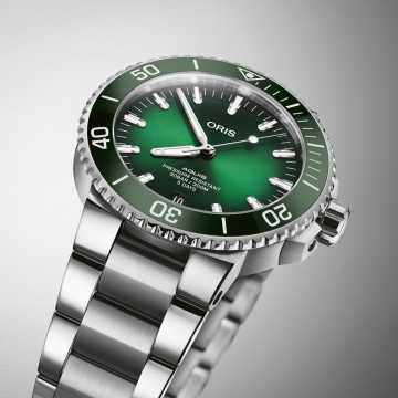 Foto Quadrante Orologio Oris Aquis Date 400 7763 4157 - 07 8 24 09PEB