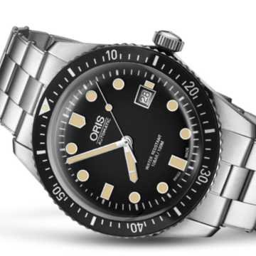 Foto Quadrante Orologio Oris Divers Sixty Five Black