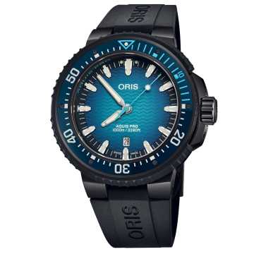 Foto Black Strap Orologio Oris Aquis Pro 1000m