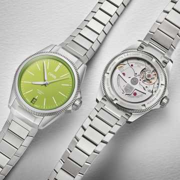Foto Quadrante e Fondello Orologio Oris Propilot X Kermit Edition