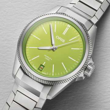 Foto quadrante Orologio Oris Propilot X Kermit Edition