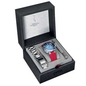 Foto Box Orologio Oris Oceano Pulito Umbero Pelizzari L.E