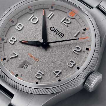 Foto Quadrante Orologio Oris ProPilot Date Gesso