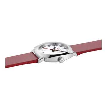 Foto Orologio Mondaine Petit Cushion Rosso 