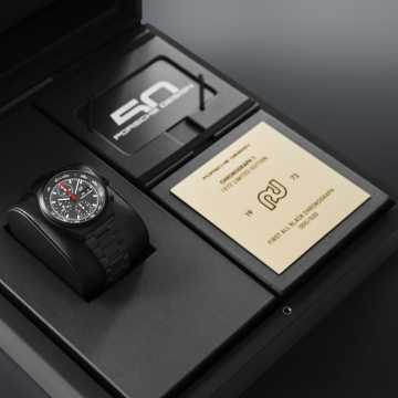 Foto Box Porsche Design Orologio Chronograph I 1972 Limited Edition