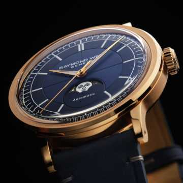 Foto Cassa Orologio Raymond Weil Millesime Moon Phase