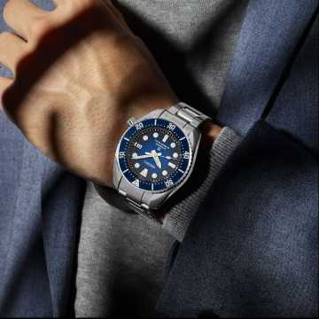 Foto Profilo Orologio Seiko Prospex King Sumo Blue Gradation SPB321J1