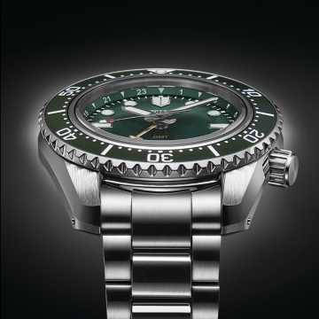 Foto Cassa Orologio Seiko Prospex Marine Green GMT SPB381J1