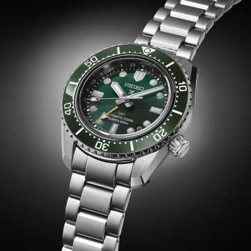 Foto Profilo Orologio Seiko Prospex Marine Green GMT SPB381J1