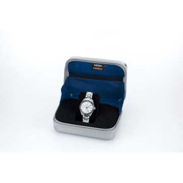 Foto Scatola Orologio Seiko Presage Sharp Edged Zero Halliburton
