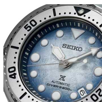 Foto Quadrante Orologio Seiko Prospex Antarctica ‘Tuna Save the Ocean’ SRPG59K1