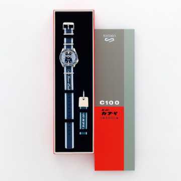 Foto Box Orologio Seiko 5 Sports x Honda Super Cub SRPK37K1