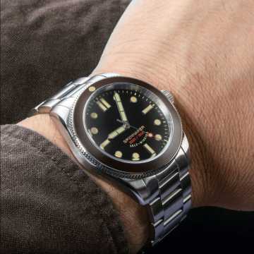 Foto Polso Orologio Spinnaker Croft 3912 Automatic Limited Edition Sea Rust