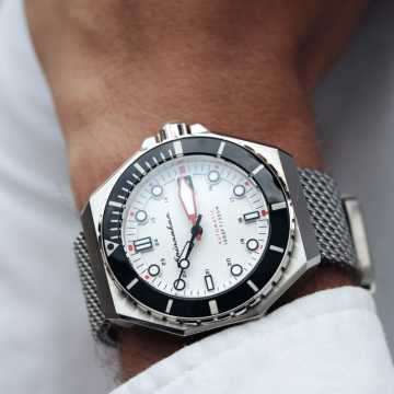 Foto Al Polso Orologio Spinnaker Dumas Seaspray White