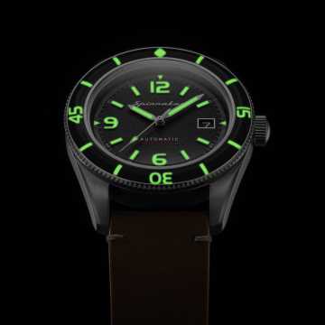 Foto Quadrante Oroloio Spinnaker Fleuss Lumber Black