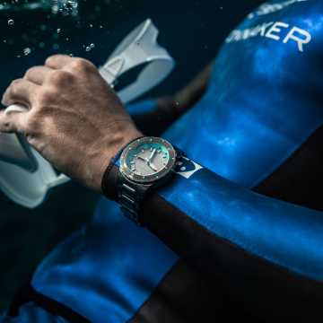 Foto Sub Orologio Spinnaker Hass Grey Turquoise