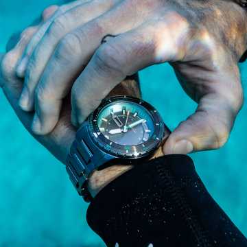 Foto Quadrante Orologio Spinnaker Hass Grey Turquoise