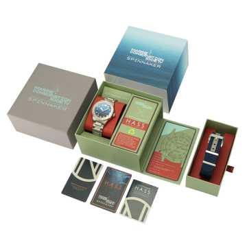 Foto Box Orologio Spinnaker Hass Blue Fade