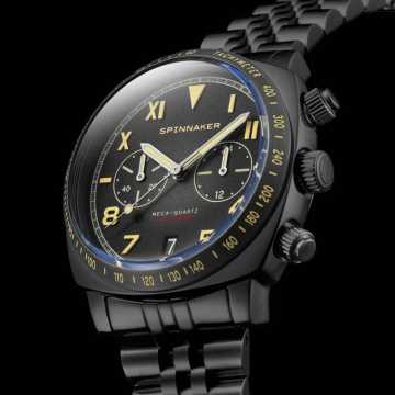 Foto Quadrante Orologio Hull Chronograph All Black