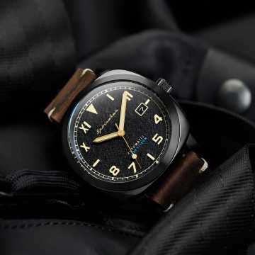 Foto Quadrante Orologio Spinnaker Hull California Quadrante Nero