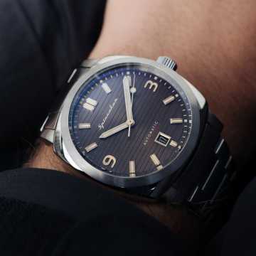 Particolare Quadrante Orologio Spinnaker Hull Riviera Quadrante Grigio