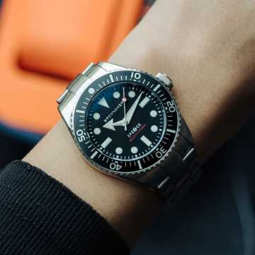 Foto Polso Orologio Spinnaker The Spence Pitch Black SP5097-11